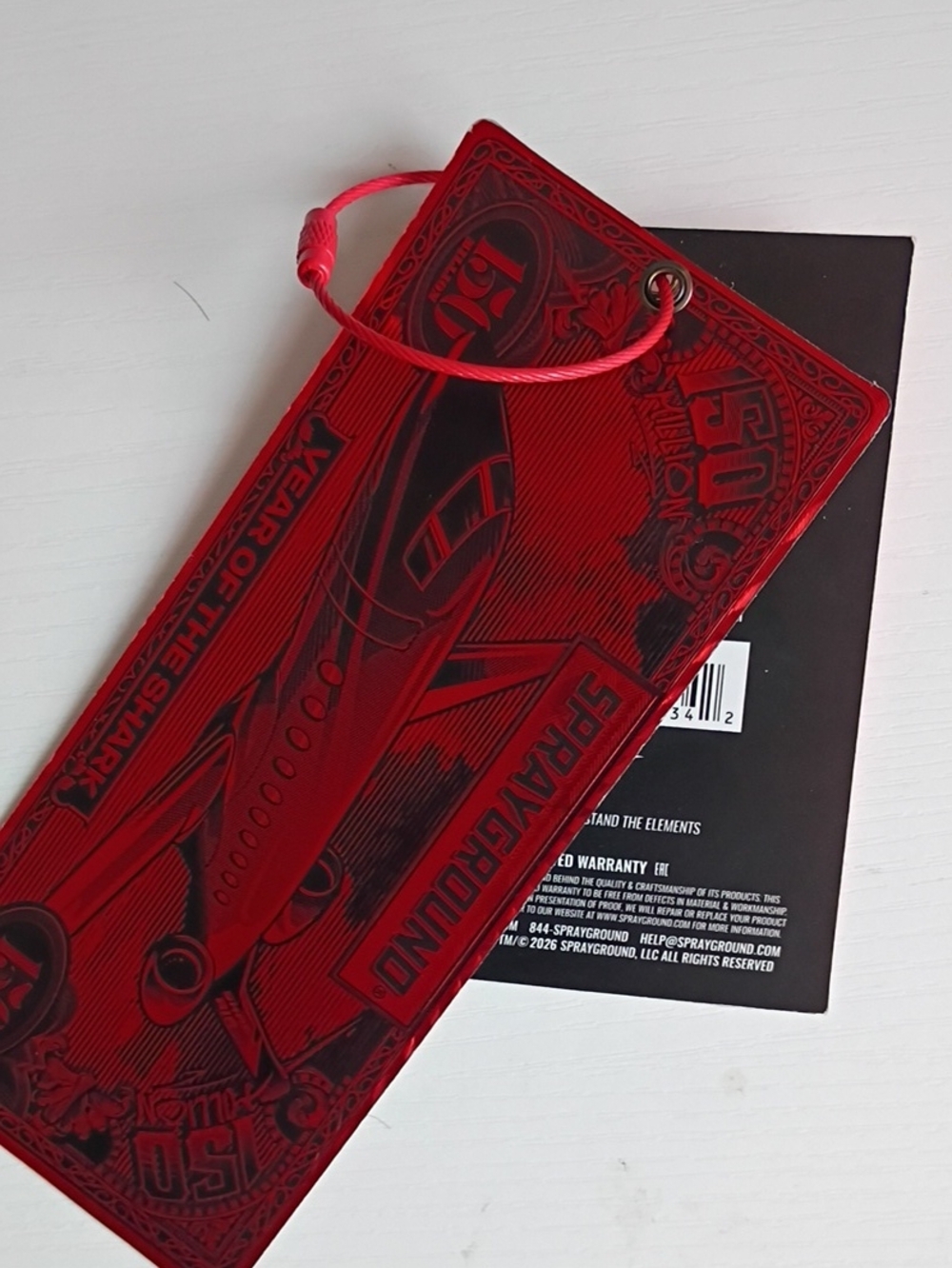 Sprayground Red Tag - Picture 2 of 2